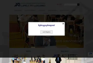 Screenshot of 21saukune.ge