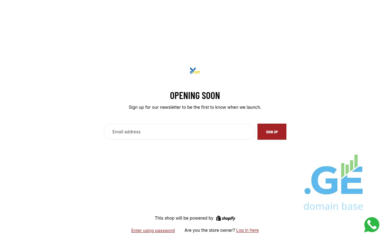 Screenshot of the site 2cut.ge