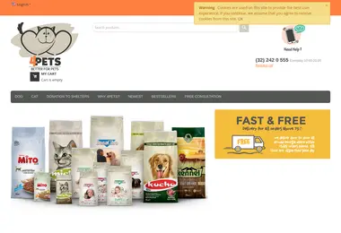Screenshot of 4pets.ge