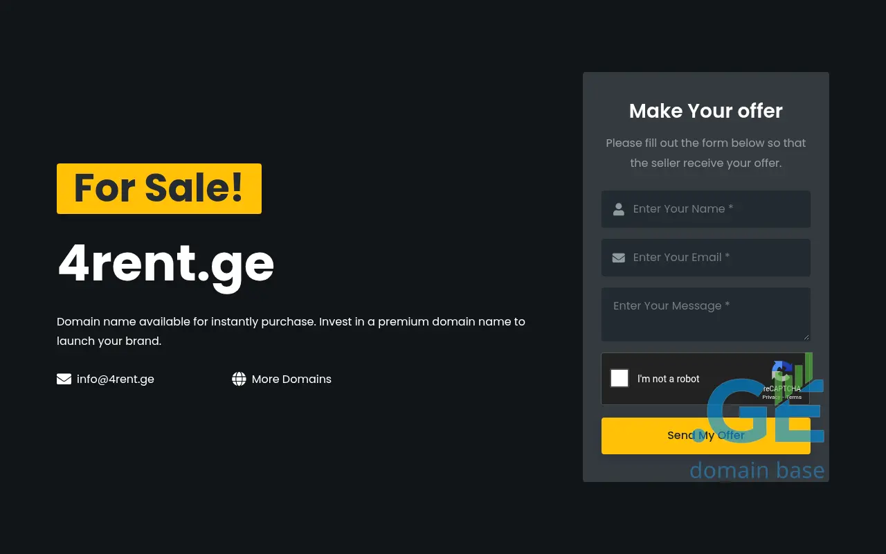 Screenshot of the site 4rent.ge