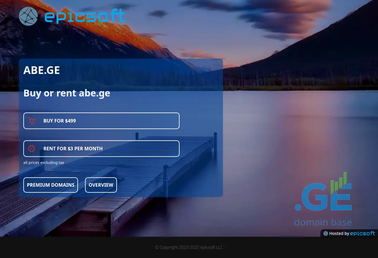 Screenshot of the site abe.ge