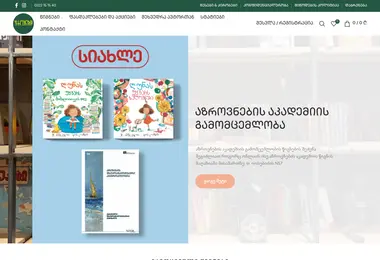 Screenshot of academybooks.ge