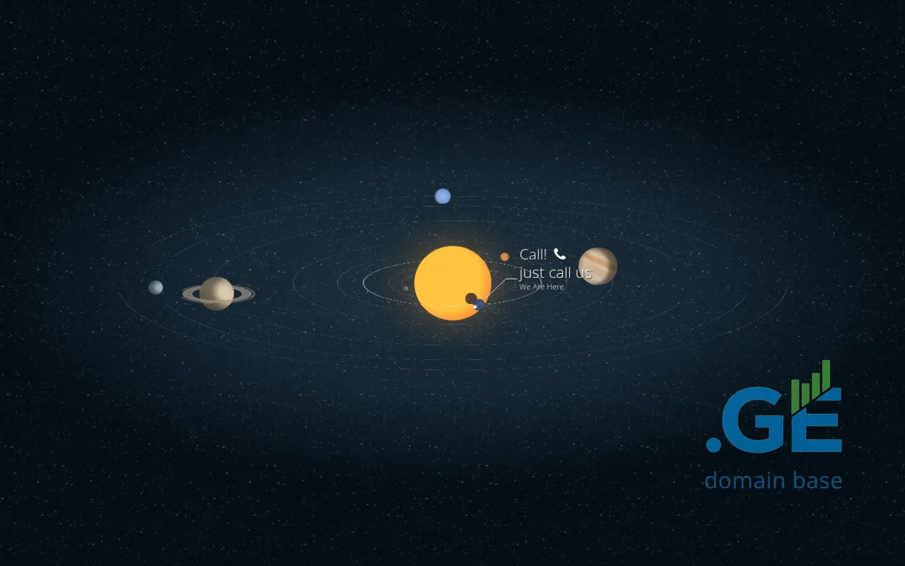 Screenshot of the site admi.ge