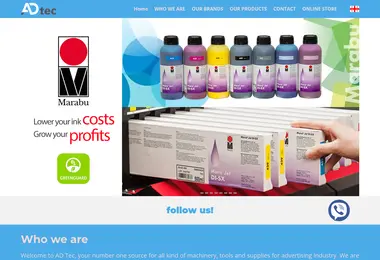 Screenshot of adtec.ge