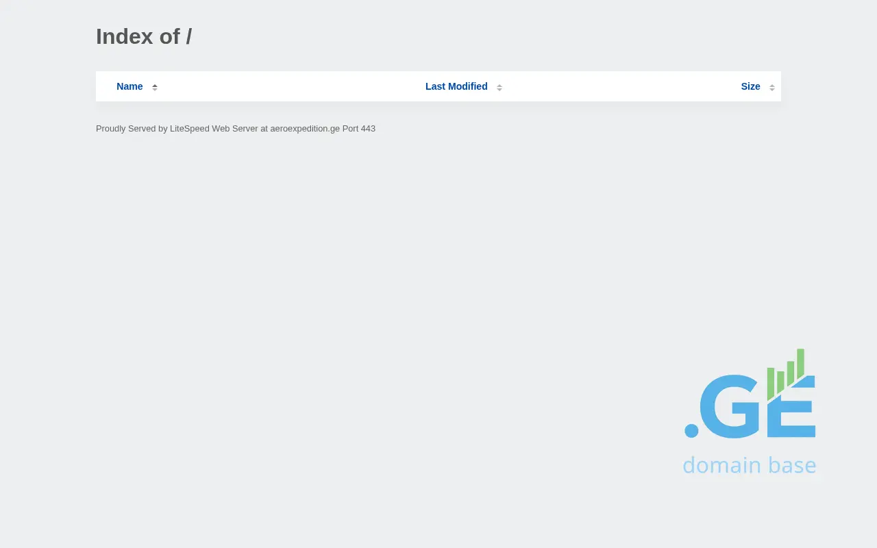 Screenshot of the site aeroexpedition.ge