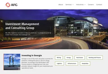 Screenshot of afg.ge