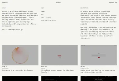 Screenshot of afterima.ge