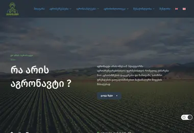 Screenshot of agronavti.ge