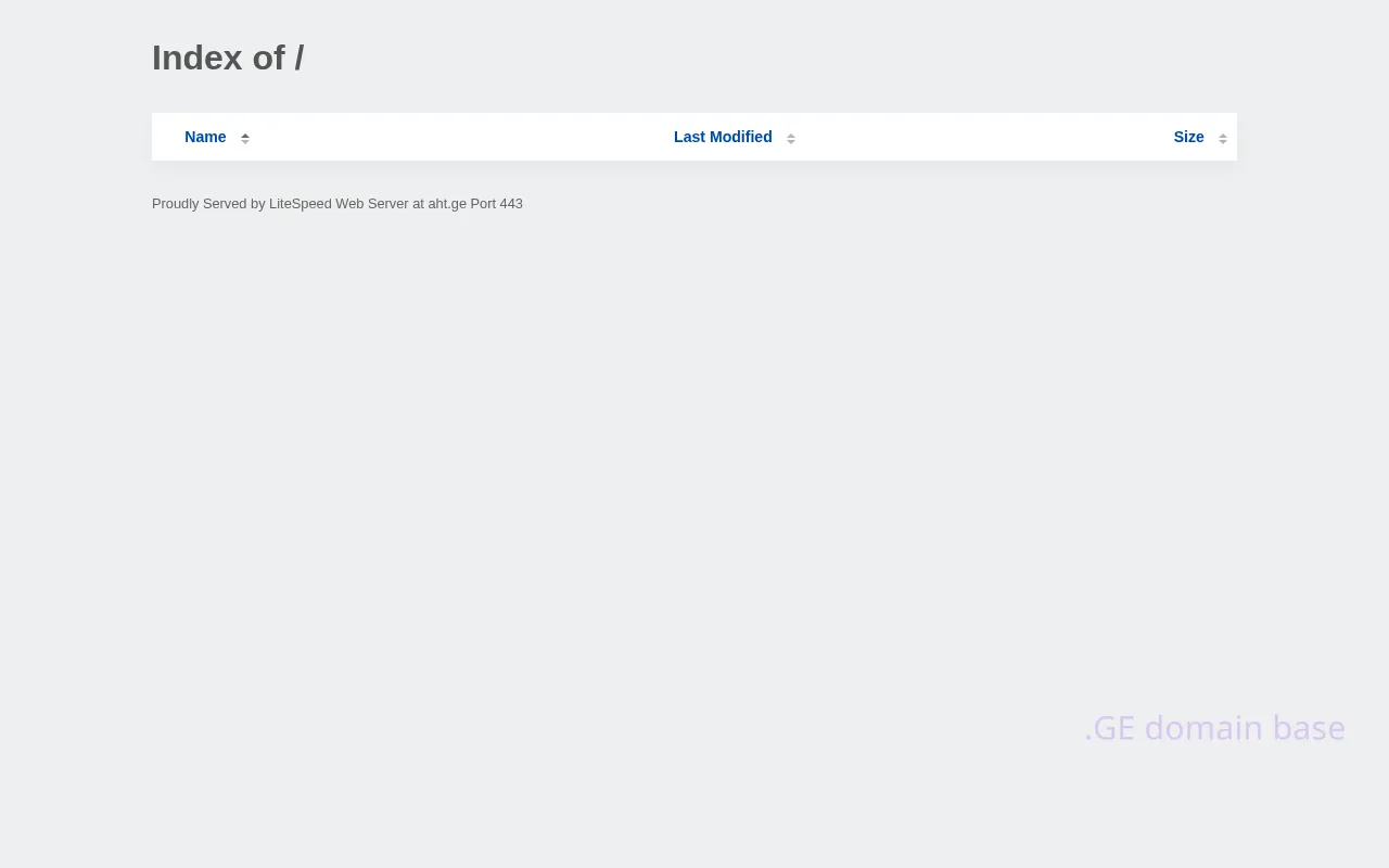 Screenshot of the site aht.ge