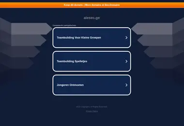 Screenshot of aiesec.ge