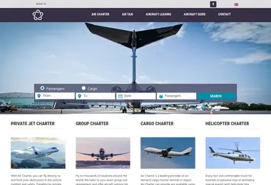 Screenshot of airtaxi.ge