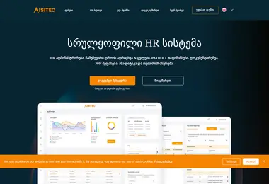 Screenshot of aisitec.ge