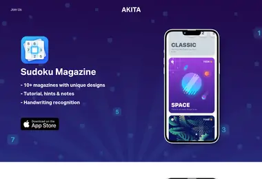 Screenshot of akita.ge