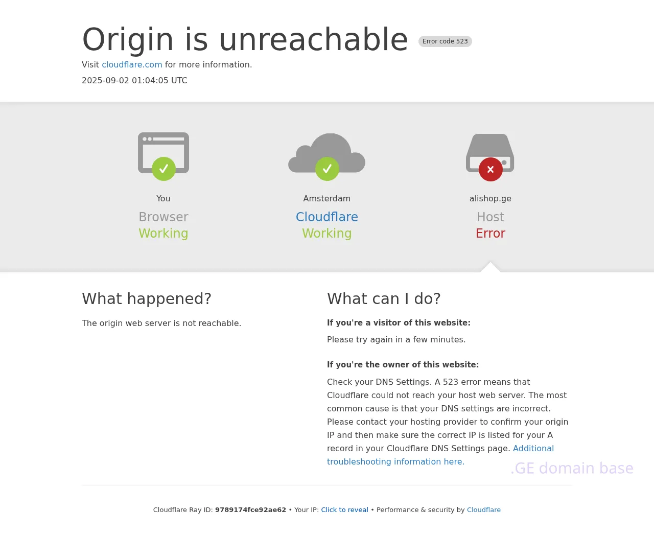 Screenshot of the site alishop.ge
