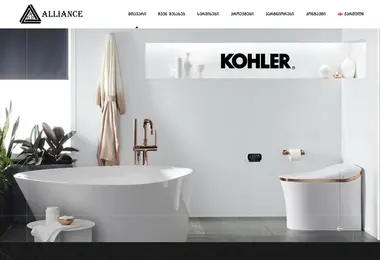 Screenshot of alliance.com.ge