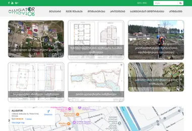 Screenshot of alligator.com.ge