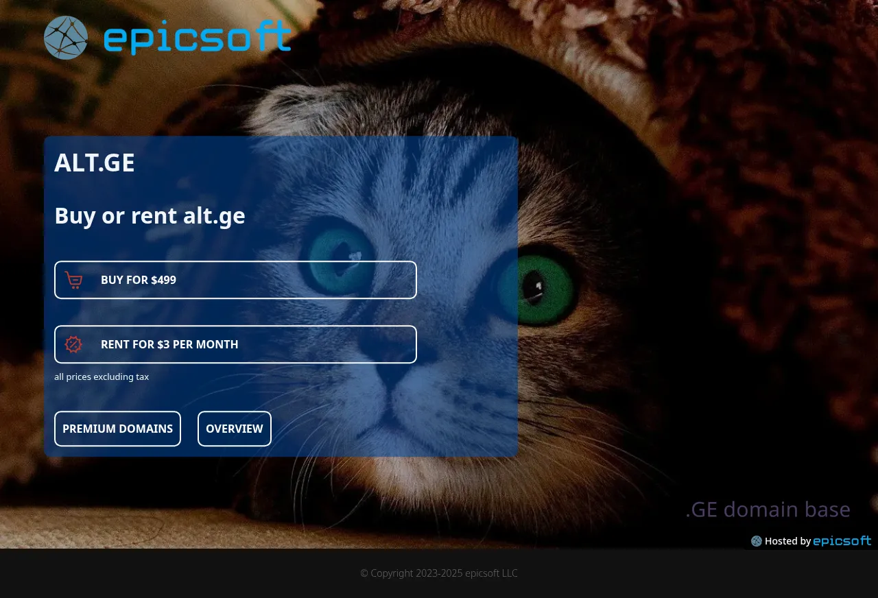 Screenshot of the site alt.ge