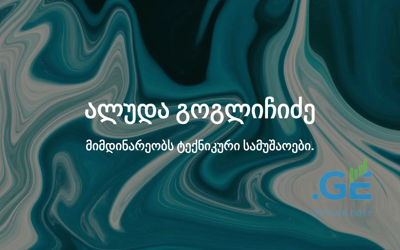 Screenshot of the site aludagoglichidze.ge