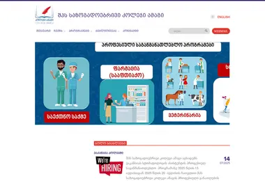 amagi.edu.ge-ის ეკრანის სურათი