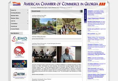 amcham.ge-ის ეკრანის სურათი
