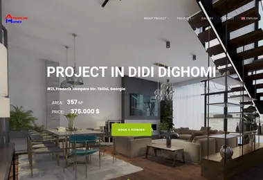 Screenshot of americanhomes.ge