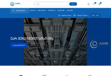 Screenshot of ams.com.ge