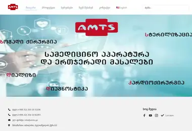 Screenshot of amts.ge