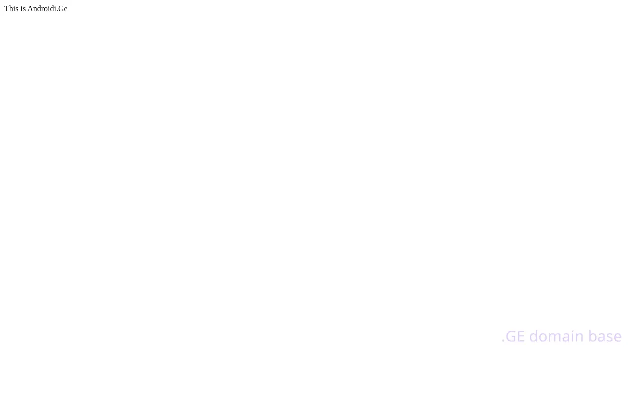 Screenshot of the site androidi.ge