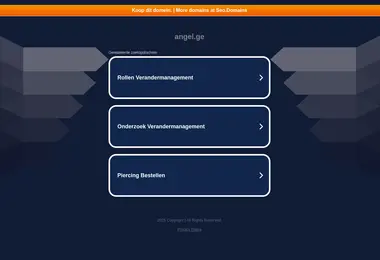 Screenshot of angel.ge