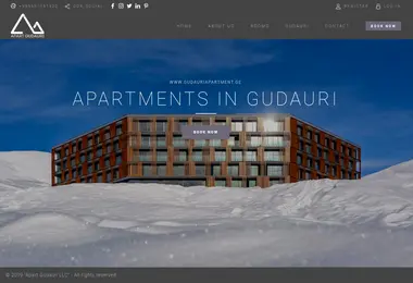 Screenshot of apartgudauri.ge