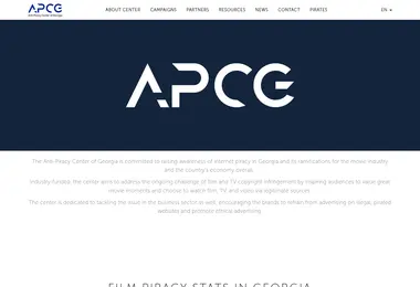 Screenshot of apcg.ge
