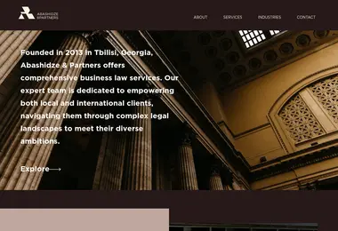 Screenshot of aplaw.ge