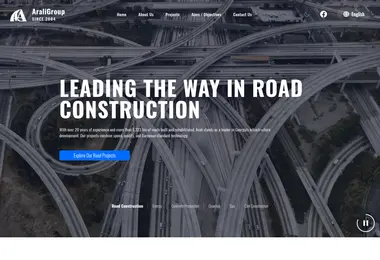 Screenshot of araligroup.ge