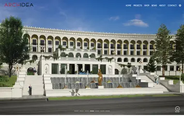 Screenshot of archidea.ge