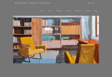 Screenshot of artist.ge