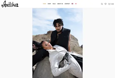 Screenshot of artlika.ge