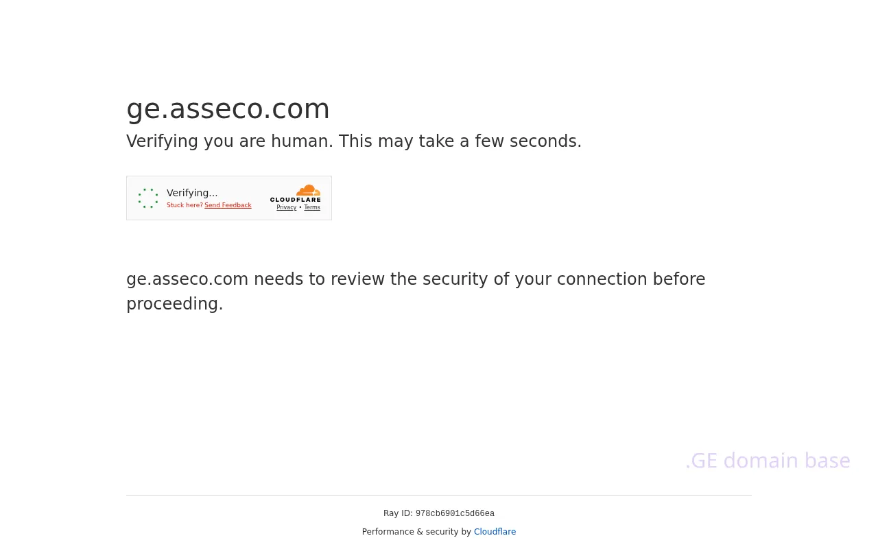 Screenshot of the site asseco.ge