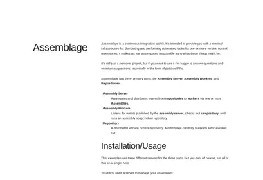 Screenshot of assembla.ge