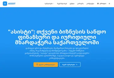 Screenshot of assist.ge