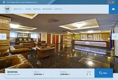 Screenshot of astoriatbilisi.ge
