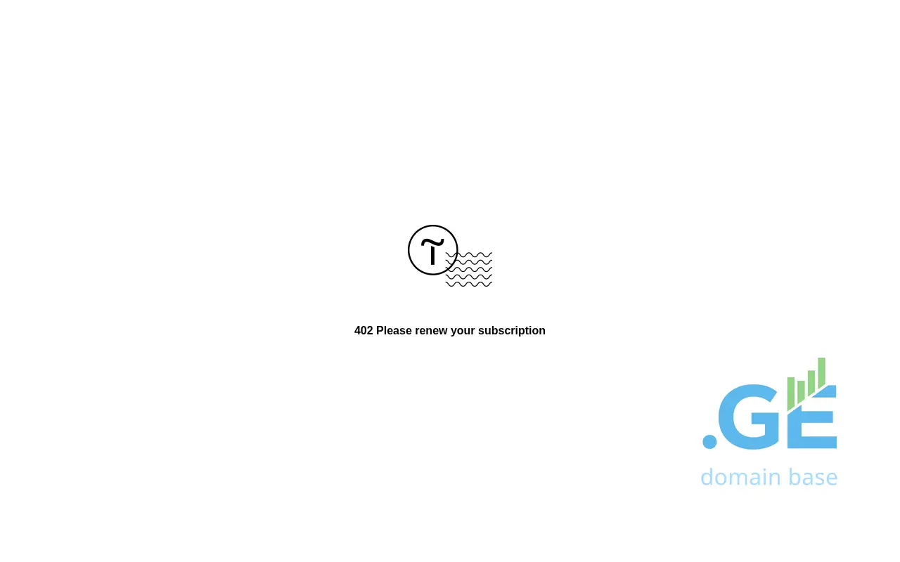 Screenshot of the site ati.ge