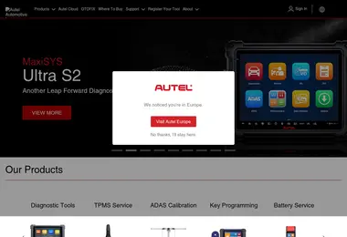 Screenshot of autel.ge