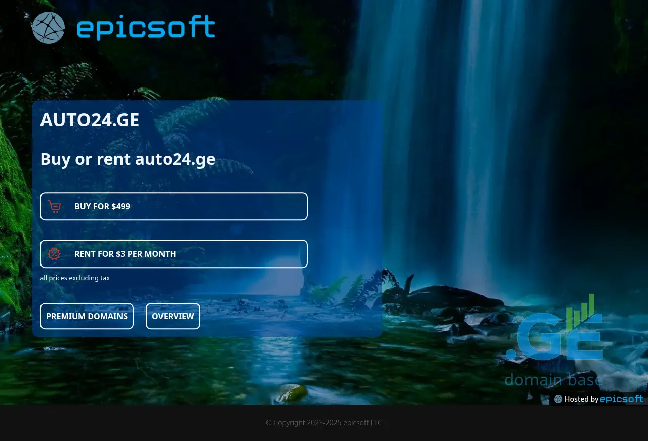 Screenshot of the site auto24.ge