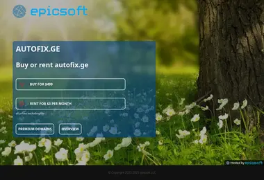 Screenshot of autofix.ge