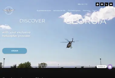 Screenshot of aviacopter.ge