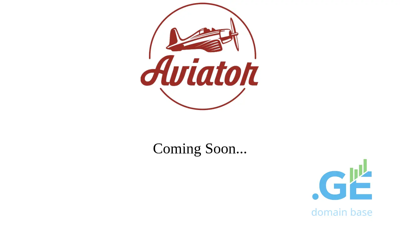 Screenshot of the site aviator.ge