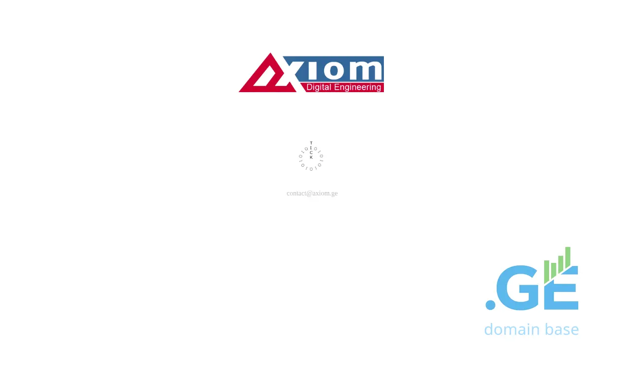 Screenshot of the site axiom.ge