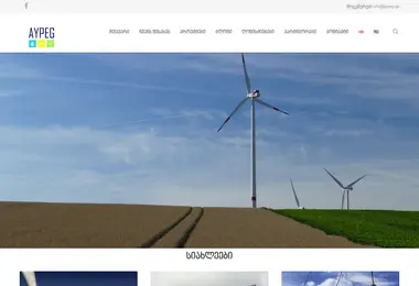 Screenshot of aypeg.ge