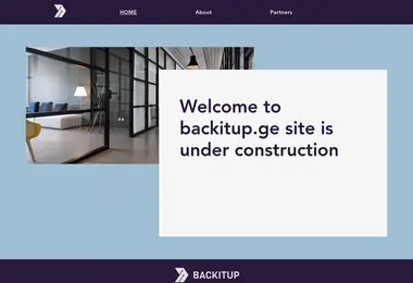 Screenshot of backitup.ge