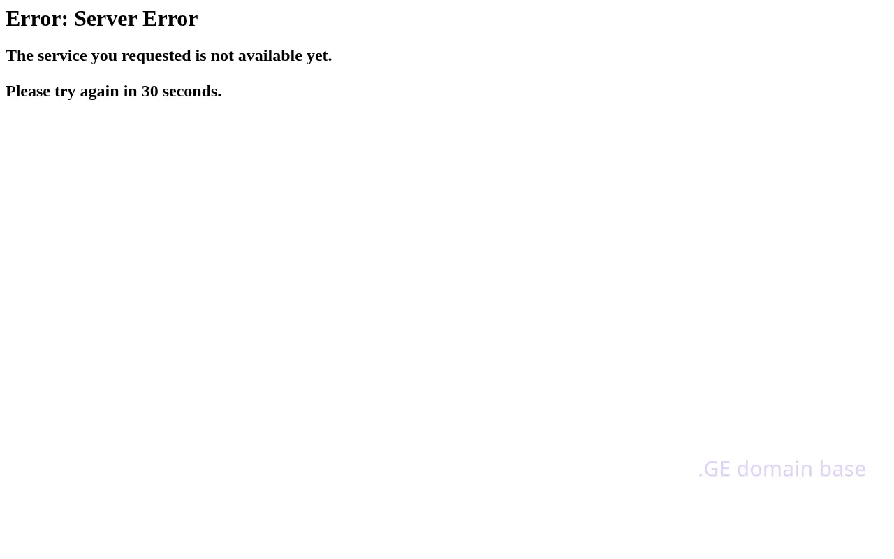 Screenshot of the site baidu.ge